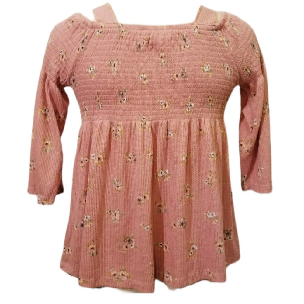 Cloud Chaser Cold Should Smocked‎ Top Sz 14 (L)